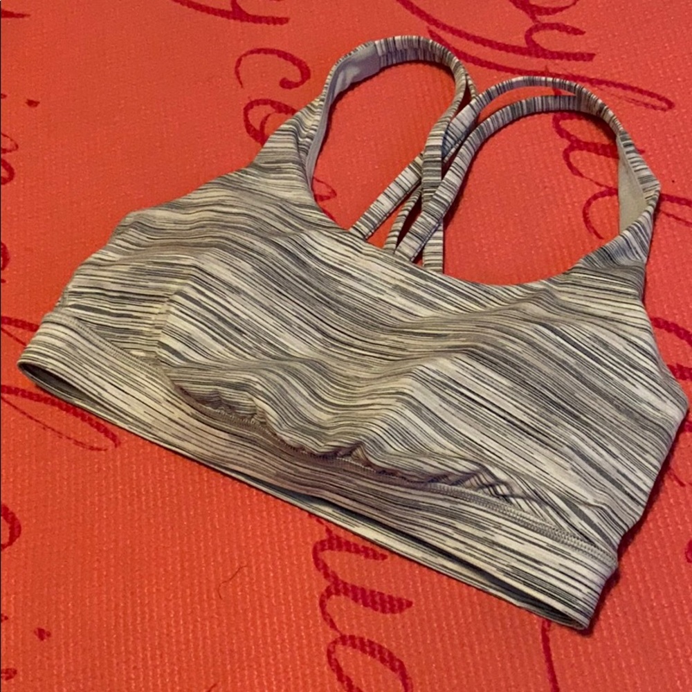 Lululemon Grey Sports Bra